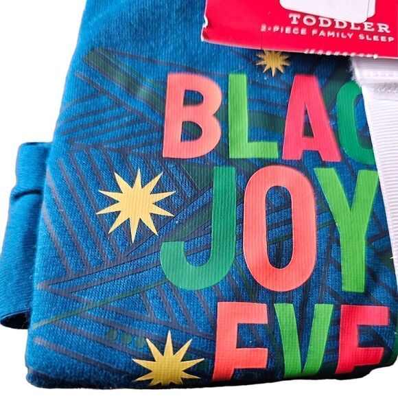 Toddler WONDERSHOP Black Joy Every Season 2 Piece Pajama Outfit 3T - Picture 3 of 4